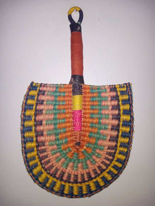 Bolga Handwoven Handcrafted Fan