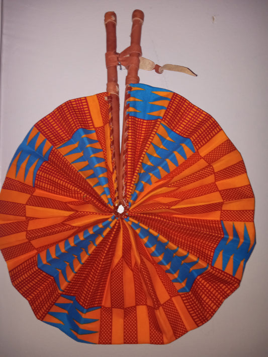 African Handmade Folded fan